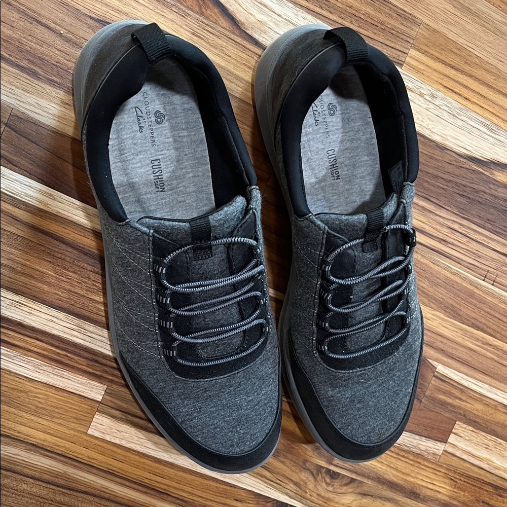 Casual Gray Cloudsteppers by Clark’s Women’s Shoes